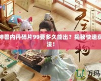 神武神獸內(nèi)丹碎片99要多久能出？揭秘快速獲取方法！