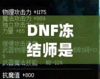 DNF凍結(jié)師是靠力量還是攻擊？解析職業(yè)選擇與屬性加點