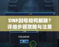 DNF封號如何解除？詳細(xì)步驟攻略與注意事項(xiàng)