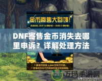 DNF寄售金幣消失去哪里申訴？詳解處理方法與注意事項(xiàng)