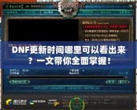 DNF更新時間哪里可以看出來？一文帶你全面掌握！