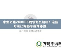 求生之路2MOD下載慢怎么解決？這些方法讓你暢享游戲體驗！