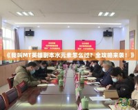 《我叫MT英雄副本水元素怎么過？全攻略來襲！》