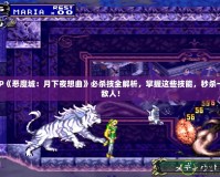 PSP《惡魔城：月下夜想曲》必殺技全解析，掌握這些技能，秒殺一切敵人！