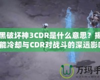 暗黑破壞神3CDR是什么意思？揭秘技能冷卻與CDR對(duì)戰(zhàn)斗的深遠(yuǎn)影響！