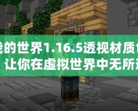 我的世界1.16.5透視材質(zhì)包，讓你在虛擬世界中無所遁形