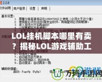 LOL掛機腳本哪里有賣？揭秘LOL游戲輔助工具的市場與選擇