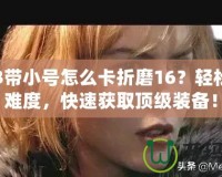 暗黑3帶小號怎么卡折磨16？輕松升高難度，快速獲取頂級裝備！