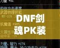 DNF劍魂P(guān)K裝備搭配全面解析，讓你戰(zhàn)力飆升！