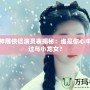 夢(mèng)幻神雕俠侶演員表揭秘：誰(shuí)是你心中的楊過(guò)與小龍女？