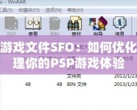 PSP游戲文件SFO：如何優(yōu)化和管理你的PSP游戲體驗