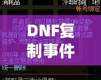 DNF復制事件9163：揭秘虛擬世界的危機與機遇