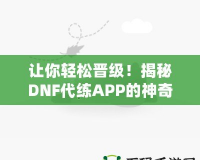 讓你輕松晉級(jí)！揭秘DNF代練APP的神奇魅力