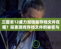 三國志12威力加強版存檔文件在哪？探索游戲存檔文件的秘密與管理技巧！