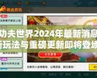 盛大功夫世界2024年最新消息：全新玩法與重磅更新即將登場(chǎng)！