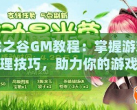 龍之谷GM教程：掌握游戲管理技巧，助力你的游戲世界繁榮