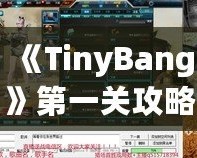 《TinyBang》第一關(guān)攻略：從迷霧中找到線索，開啟你的冒險(xiǎn)之旅！