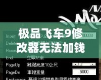 極品飛車9修改器無法加錢？輕松解決常見問題，讓你暢享游戲樂趣！