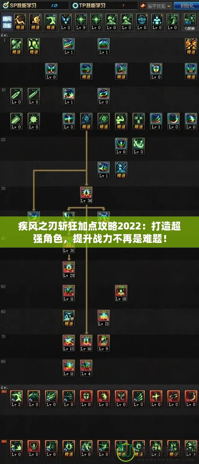 疾風之刃斬狂加點攻略2022：打造超強角色，提升戰(zhàn)力不再是難題！