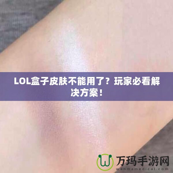 LOL盒子皮膚不能用了？玩家必看解決方案！