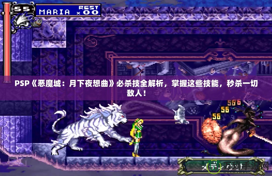 PSP《惡魔城：月下夜想曲》必殺技全解析，掌握這些技能，秒殺一切敵人！