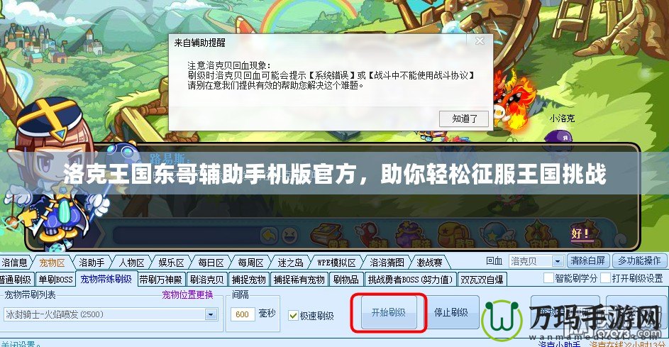 洛克王國東哥輔助手機版官方，助你輕松征服王國挑戰(zhàn)