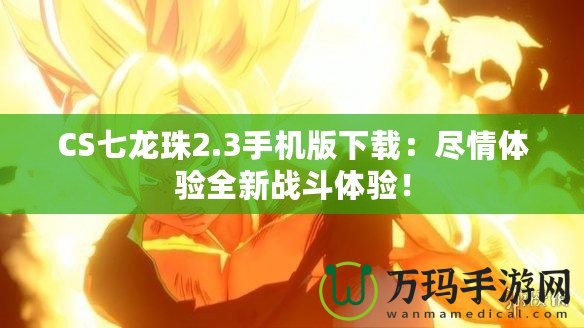 CS七龍珠2.3手機(jī)版下載：盡情體驗(yàn)全新戰(zhàn)斗體驗(yàn)！