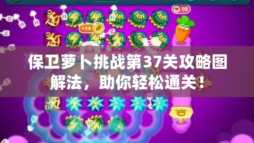 保衛(wèi)蘿卜挑戰(zhàn)第37關攻略圖解法，助你輕松通關！