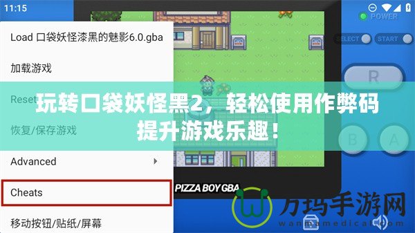 玩轉(zhuǎn)口袋妖怪黑2，輕松使用作弊碼提升游戲樂趣！