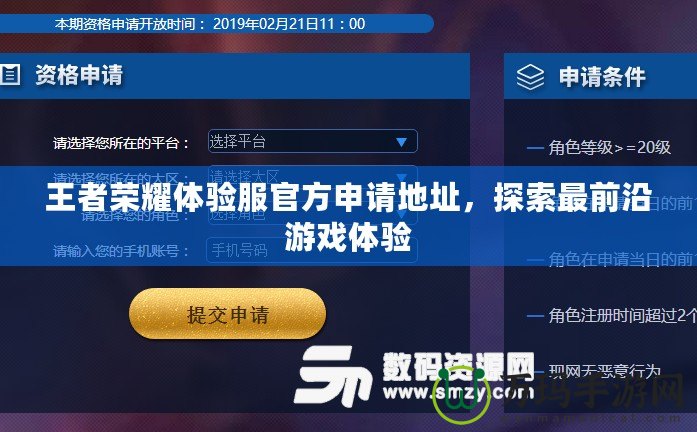 王者榮耀體驗服官方申請地址，探索最前沿游戲體驗