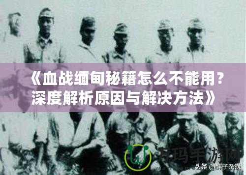 《血戰(zhàn)緬甸秘籍怎么不能用？深度解析原因與解決方法》