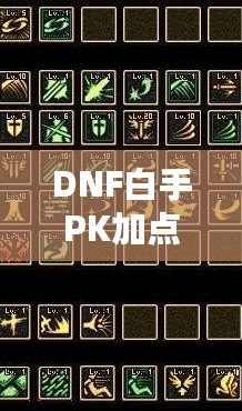 DNF白手PK加點攻略，玩轉(zhuǎn)高端戰(zhàn)斗，快速提高戰(zhàn)力！