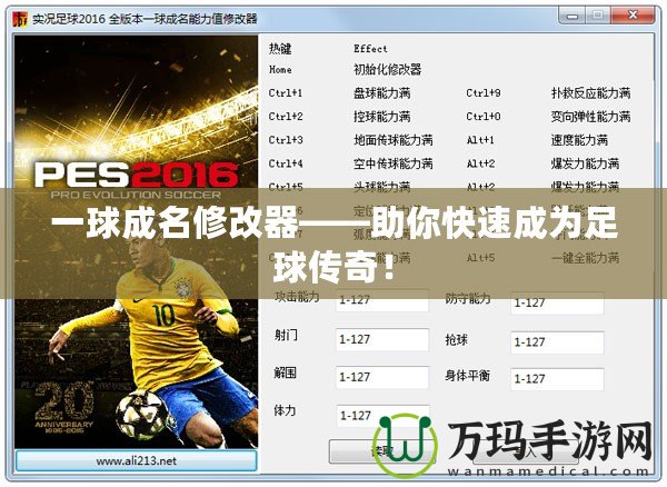 一球成名修改器——助你快速成為足球傳奇！