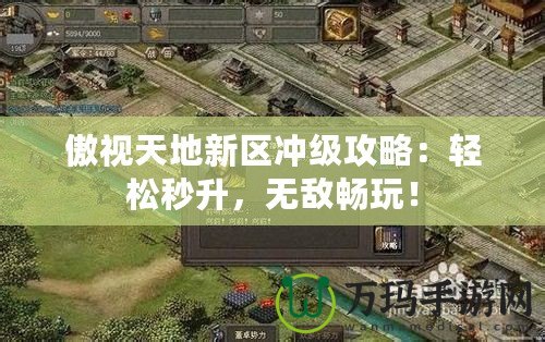 傲視天地新區(qū)沖級攻略：輕松秒升，無敵暢玩！