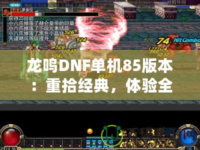 龍鳴DNF單機(jī)85版本：重拾經(jīng)典，體驗(yàn)全新戰(zhàn)斗快感