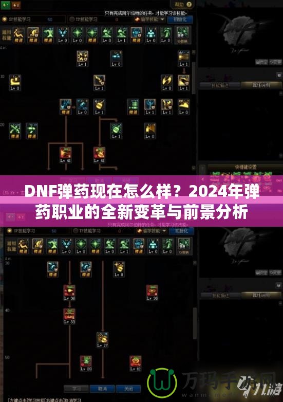 DNF彈藥現(xiàn)在怎么樣？2024年彈藥職業(yè)的全新變革與前景分析