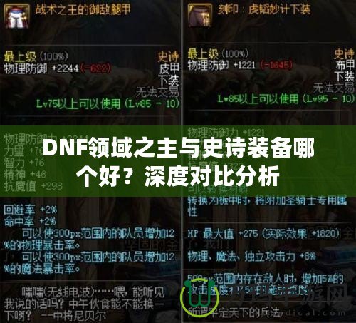 DNF領(lǐng)域之主與史詩裝備哪個(gè)好？深度對(duì)比分析