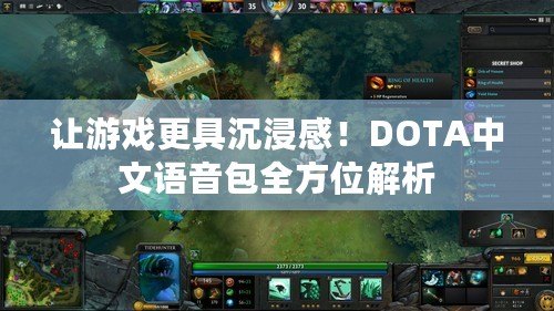 讓游戲更具沉浸感！DOTA中文語音包全方位解析