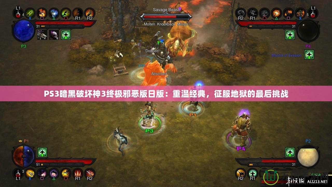 PS3暗黑破壞神3終極邪惡版日版：重溫經(jīng)典，征服地獄的最后挑戰(zhàn)