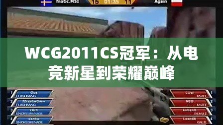 WCG2011CS冠軍：從電競新星到榮耀巔峰