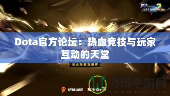 Dota官方論壇：熱血競技與玩家互動(dòng)的天堂