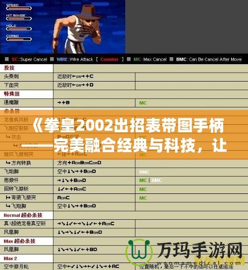 《拳皇2002出招表帶圖手柄——完美融合經(jīng)典與科技，讓游戲更暢快》